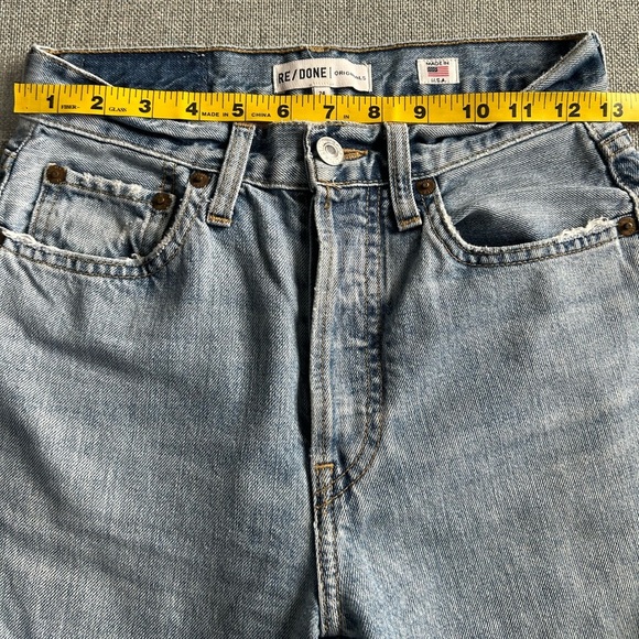 RE/DONE Originals 2017 High Rise Crop Flare in ultra light - Picture 11 of 13